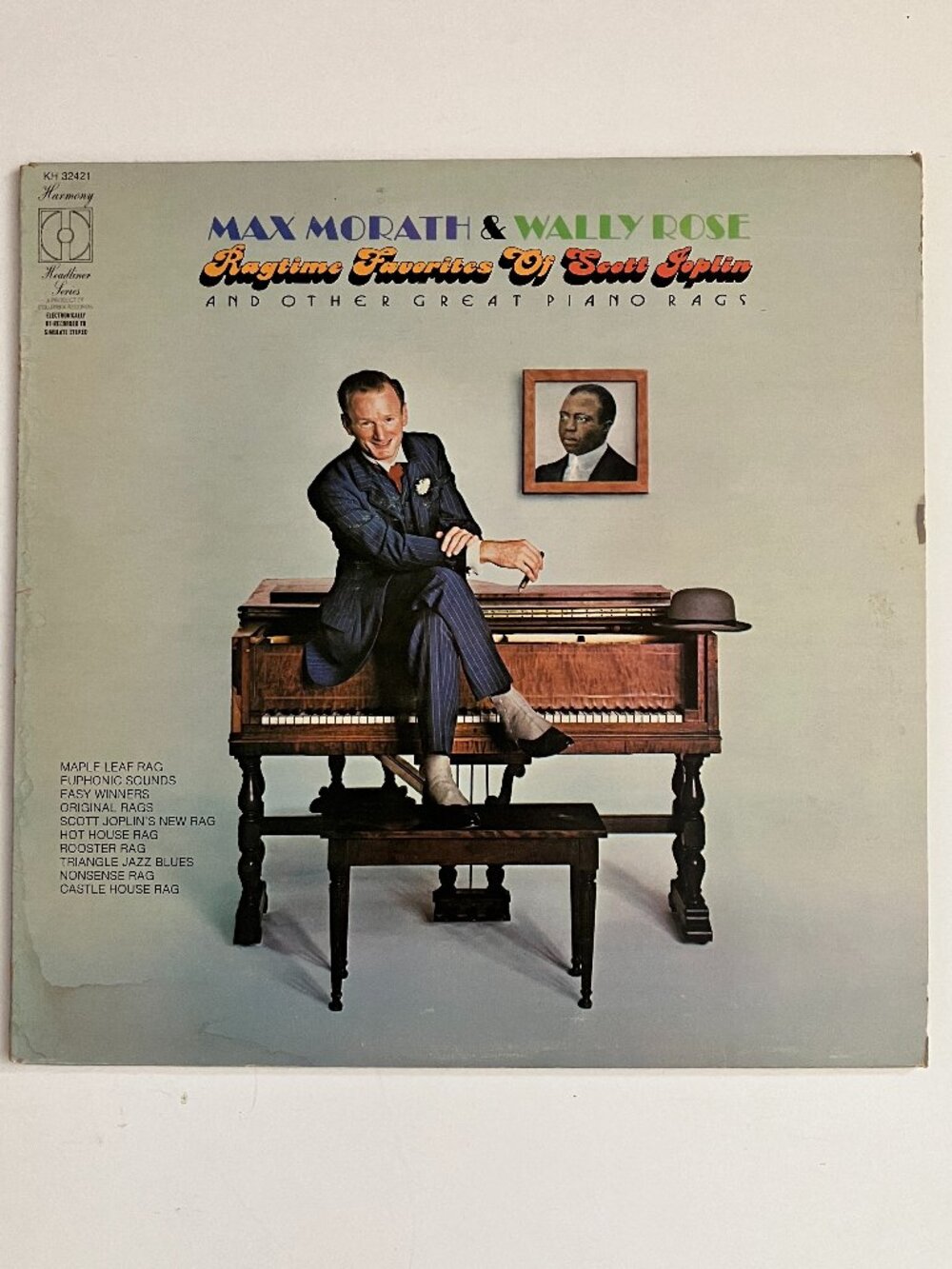 70s Vinyl Max Morath and Wally Rose Ragtime Favorites of Scott Joplin and Other